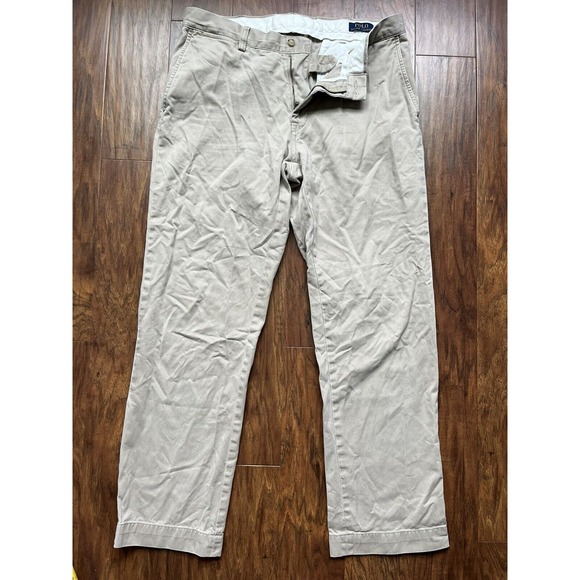 Polo Ralph Lauren Other - Polo Ralph Lauren Men's Classic Fit Flat Front Pants Khaki/Tan •‎ 34x32